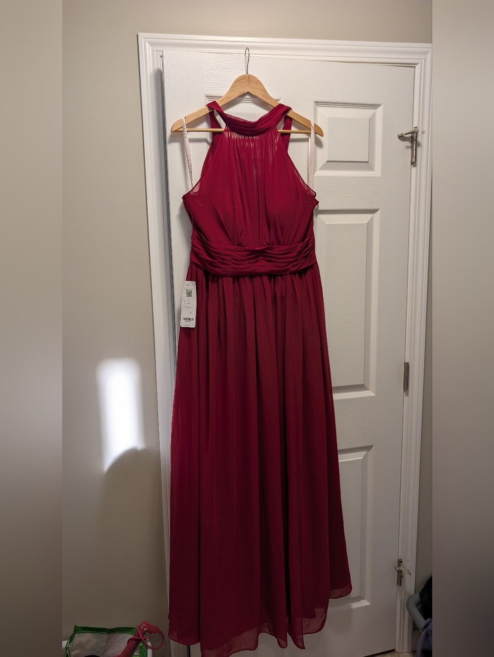 Azazie Iman Bridesmaid Dress (Burgundy)